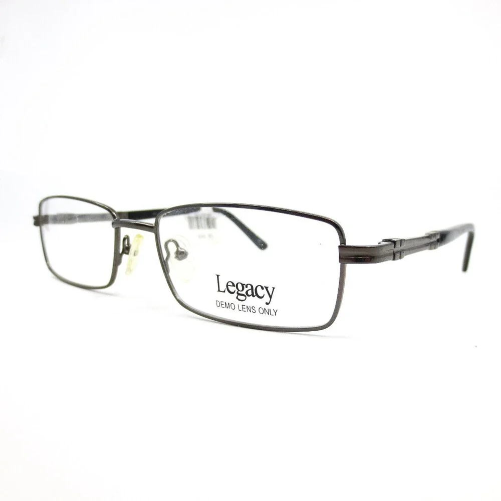 Legacy MM 1011 GM Gunmetal Gray Full Rim Eyeglasses Frames 55-18 145 mm